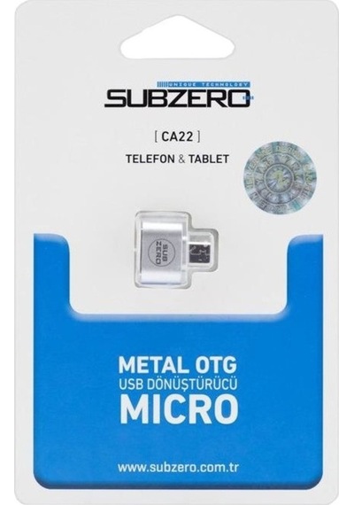 Subzero Ca22 Metal Usb Dönüştürücü Micro Otg