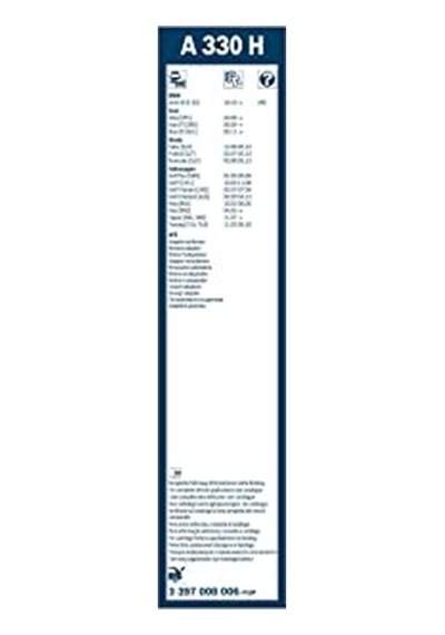 Bosch Arka Cam Sileceği - 330 Mm Vw Volkswagen Touareg 2002-2007 7la,7l6 A330h