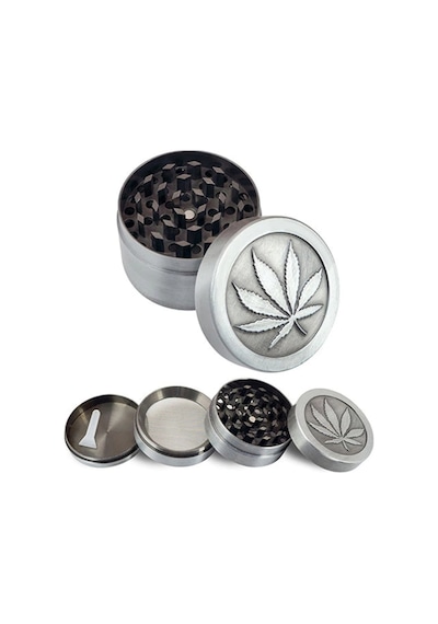 Çelik Tutun Öğütücü Grinder Mıknatıslı Kapak 4 Katmanlı Yapı