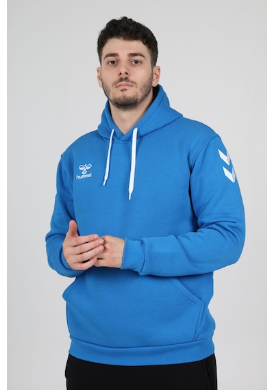 Hummel Armin Pamuklu Hoodie Saks Mavi
