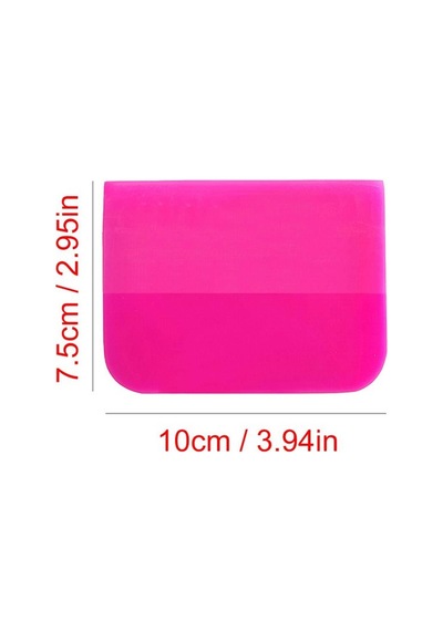 Ppf/tph Silikon Çekçek Ragle Cam Filmi Çekme Uygulama Aparatı Pembe 10x7.5cm