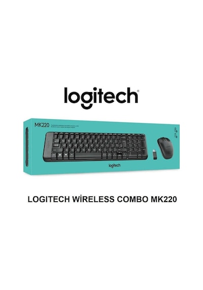 Logitech Klavye Mk220 Kablosuz Q