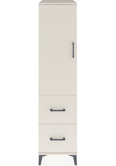 Kronos Dolap 3 Raflı 2 Çekmeceli Tek Kapaklı 44x59x182 Aytaşı... Aytaşı