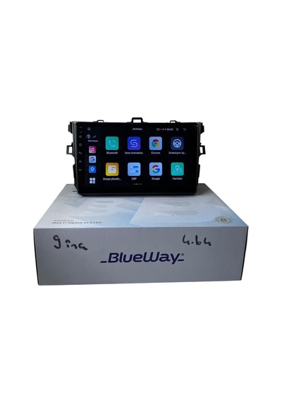 Toyota Corolla 2007-2013 Blueway 4-64 Profesyonel Oem Multimedia 9"