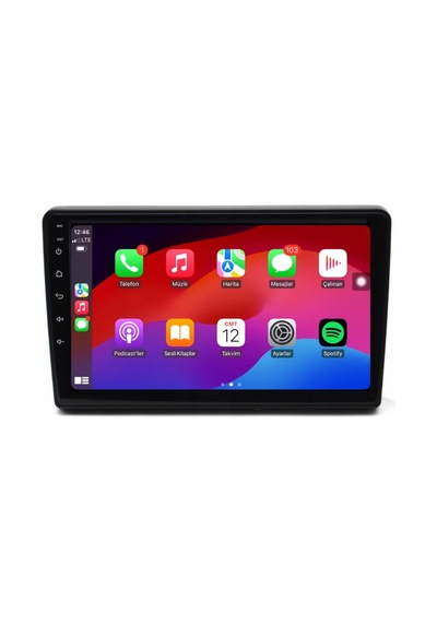 Navix V8 Turbo 4-64 Fiat Panda 2004-2012 Android Multimedya Carplay Sistemi 9"