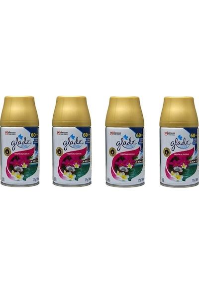 GLADE YEDEK SPREY ODA KOKUSU TROPİKAL FLORAL 269 ML x 4 ADET