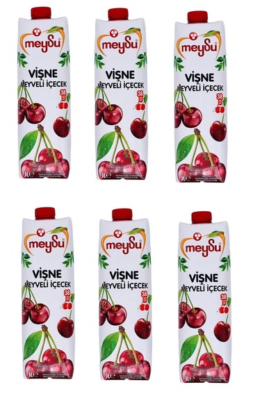 Meysu Vişne Meyveli İçecek 1 Lt X 6 Adet