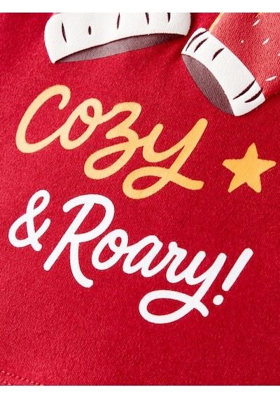 Gsstore Galatasaray Bebek Yeni Yıl Pijama Takımı B252298 Sarı - Kırmızı