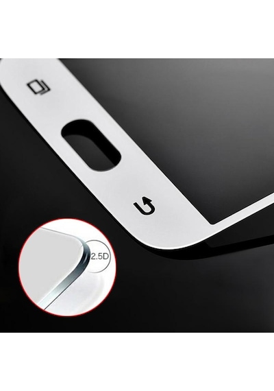 Samsung Uyumlu S8 5D Tam Kaplayan Kavisli Cam
