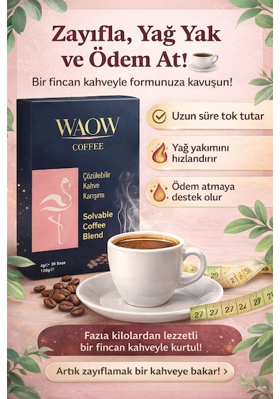 Waow Kahve Tek Kullanımlık Hazır Poşet Diğer