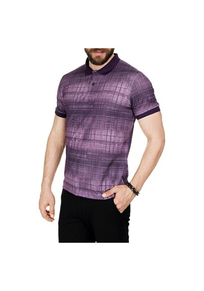 Erkek Polo Yaka Baskılı Tişört Bgl-St00530
