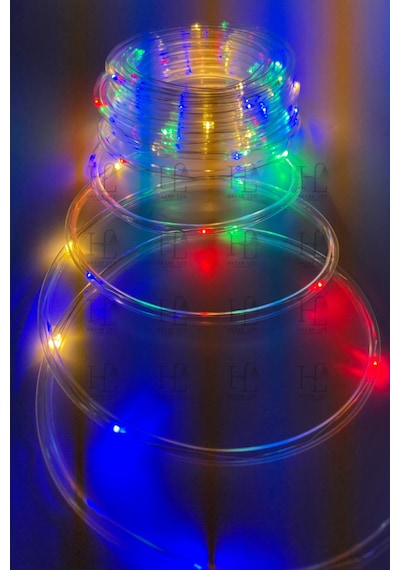 10 Metre Rgb Halat Led Işık Animasyonlu Peri Led Dış Mekan Ip65 Dekoratif Led Işık Yılbaşı Süsü RGB
