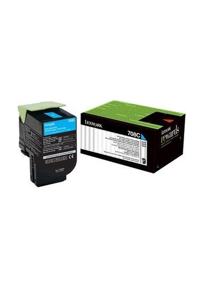 Lexmark Cs310-70C80C0 Mavi Toner 1.000 Sayfa