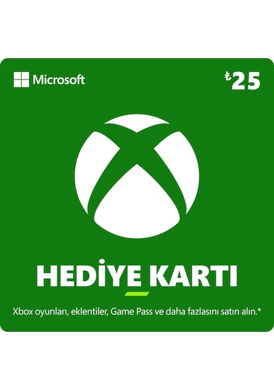 Microsoft Xbox Hediye Kartı 25 TL