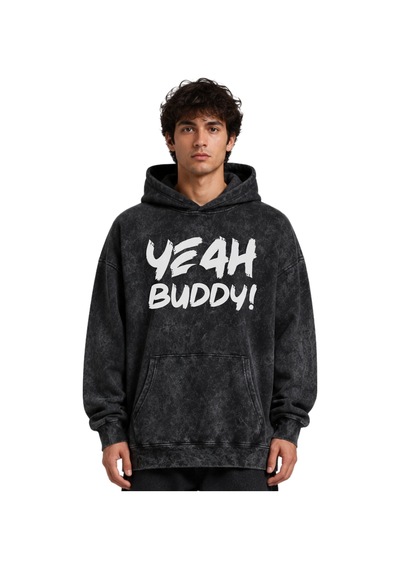 Sevbano Ronnie Coleman Fitness Bodybuilding Gym Baskılı Unisex Oversize P Siyah