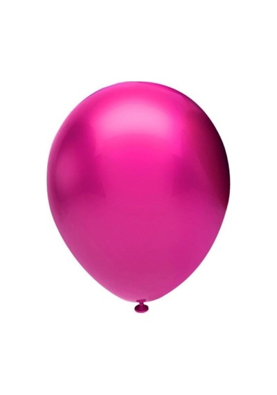 Metalik Balon 10 Adet Pembe