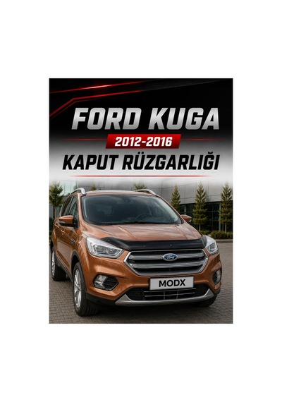 Ford Kuga 2012-2016 Araca Özel Kaput Rüzgarlığı 4mm