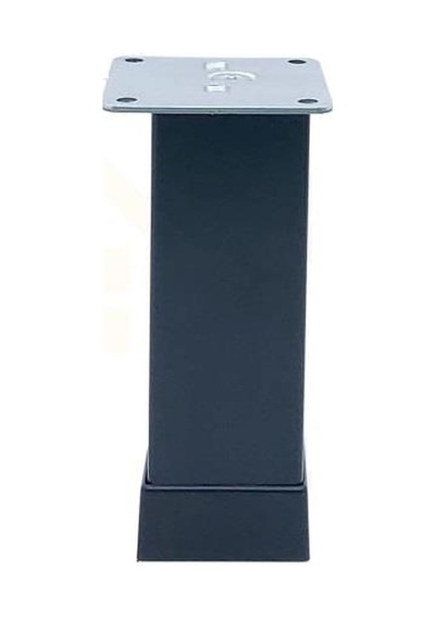 Kare Mobilya Ayağı Siyah 12cm 4 Adet