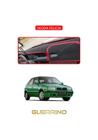 Skoda Felıcıatorpido Koruma Halısı Kırmızı Kenar