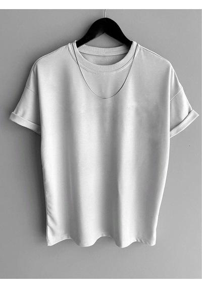 Flood Of Style Unisex Beyaz Oversize