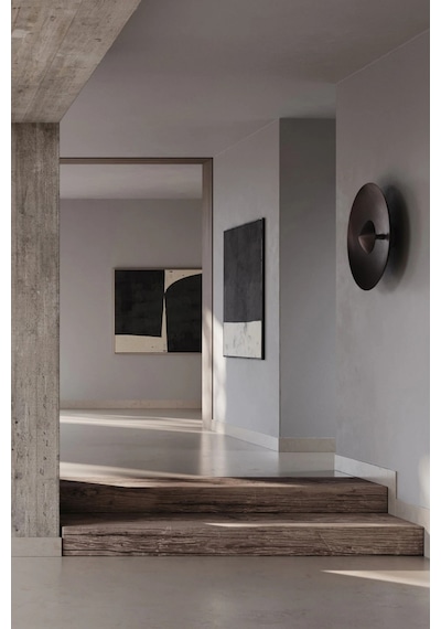 101 Copenhagen Dusk Wall Lamp Burned Black Alüminyum, Dekoratif Tasarım Duvar Aydınlatma Aplikler Yanmış Siyah