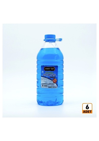 Antifrizli Kışlık Oto Cam Suyu 3 Litre 6 Adet 1 Koli