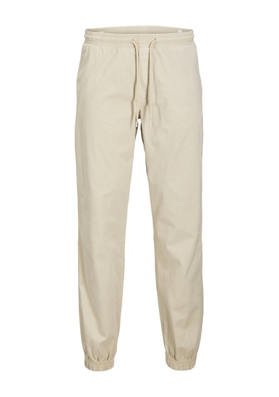 Jack & Jones Jack Jones Erkek Jogger Paçası Ribanalı Pantolon 12278949 Krem
