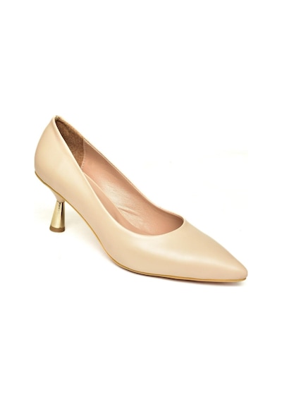 Fox Shoes U676034009 Ten Kadın Topuklu Ayakkabı Ten