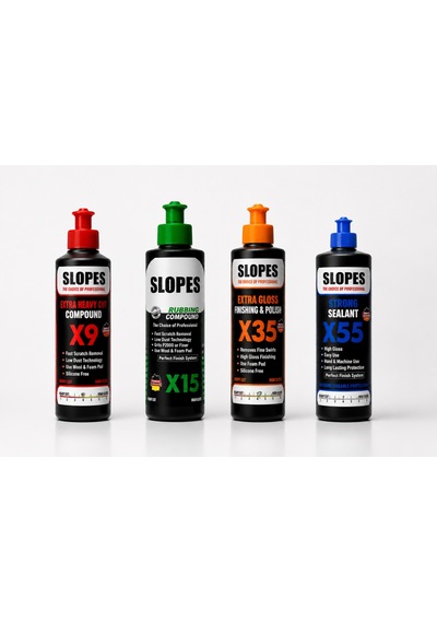 Slopes X9 Extra Kalın X15 İnce Pasta X35 Hare Ve X55 Boya Koruma Seti 250 Ml