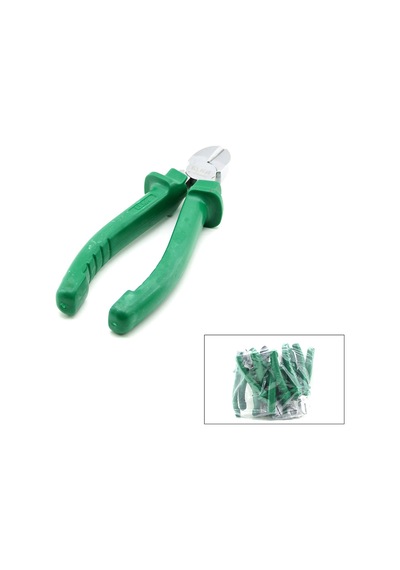 Bezos Yan Keski 160 Mm Saplı Yeşil Nıda