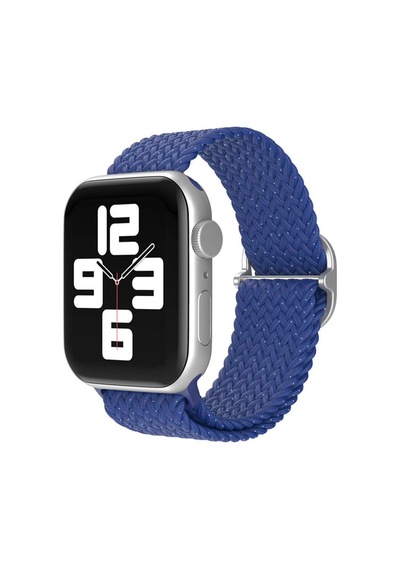 Apple Uyumlu Watch  42mm Kordon - Benekli Mavi