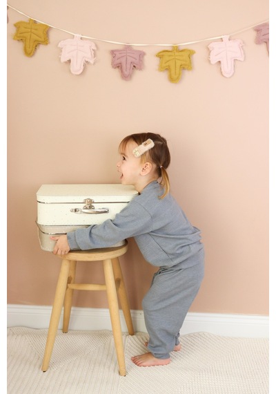 MiaBaby Kaşkorse Mevsimlik Pijama Takım gri