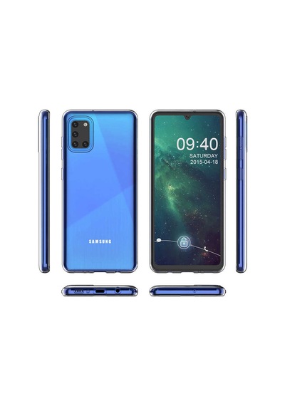 Galaxy A31 Kılıf Zore Şeffaf Ince Ve Esnek Süper Silikon Kılıf Renksiz