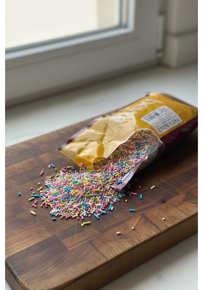 Pasta Süsü 250 Gr Renkli Tatlı Ve Kek Süsleme Şekerleri, Kurabiye Ve Cupcake Dekoru