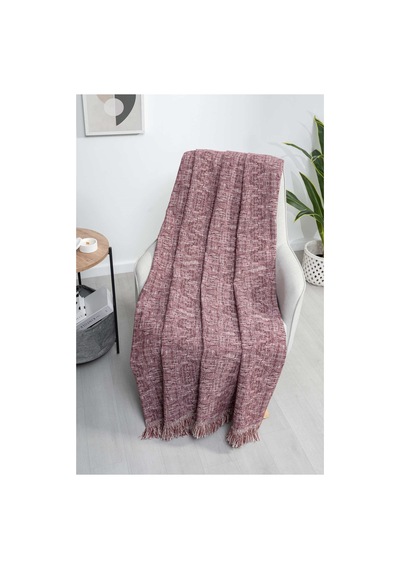 Çok Amaçlı Pamuklu Örtü- Kanepe-koltuk Şalı-koltuk Örtüsü 170x220-768 Bordo