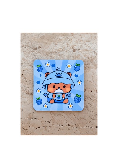 Dudu Bubu Fincan + Magnet + Bardak Altlığı Lacivert Lacivert