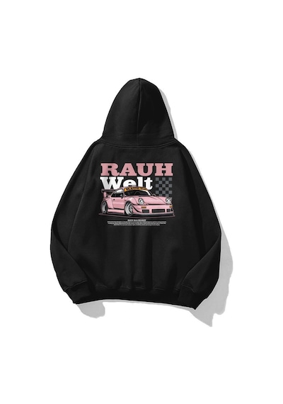 Startmore Unisex Rauh Welt Sweatshirt Siyah Siyah