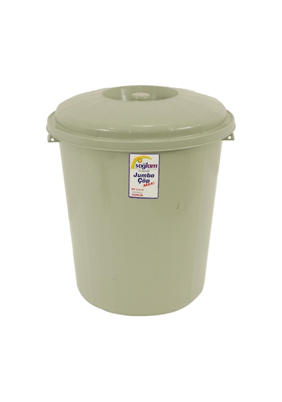 Sağlam Plastik Jumbo Çöp Kovası Kilitsiz 90 Lt