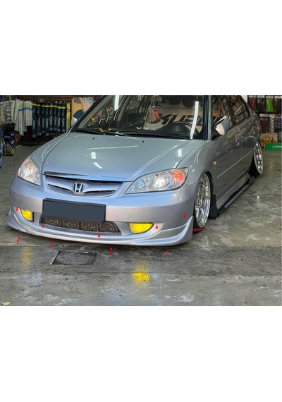 Civic Vtec2 S2000 Ön Tampon Eki - Boyasız - Plastik