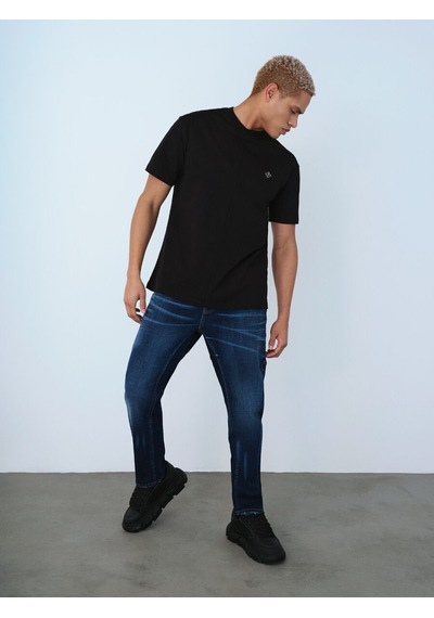 LOFT Loose Fit Erkek Tshirt K.kol Lf2036808 Q1.v1 Siyah