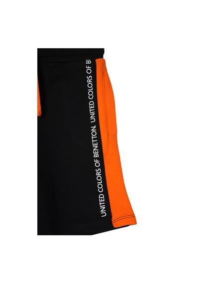 United Colors Of Benetton Erkek Çocuk Şort Bnt-b21358 Siyah