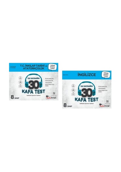 Kafadengi 8. Sınıf Lgs İngilizce + İnkılap Tarihi Kafa Test Seti