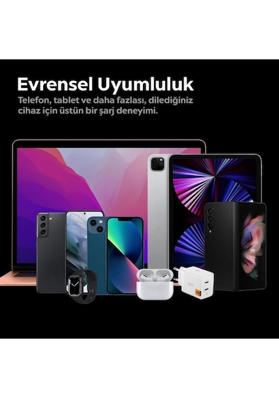 Spigen 47w Usb-c 2 Port Mini Hızlı Şarj Aleti Samsung Pps 2.0 / Isı Düşürücü Gan Pro Akım Korumalı Pd 3.0 / Scp / Fcp Protokol Güç Adaptörü İphone & Android & İpad & Macbook Type-c White Beyaz Spigen 47w Usb-c 2 Port Mini Hızlı Şarj Aleti Samsung Pps 2.0 / Isı Düşürücü Gan Pro Akım Korumalı Pd 3.0 / Scp / Fcp Protokol Güç Adaptörü İphone & Android & İpad & Macbook Type-c White Beyaz