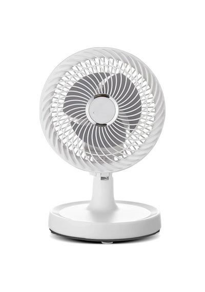 Hubrendy  Sessiz Çalışan Mini Masaüstü Fan 2 Kademeli Otomatik Salınımlı