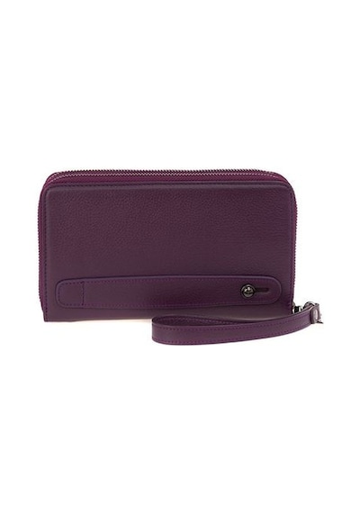 Bilik Deri Mor Rölax Deri Unisex Portföy & Clutch Çanta Ar P-715 Acı Kahverengi