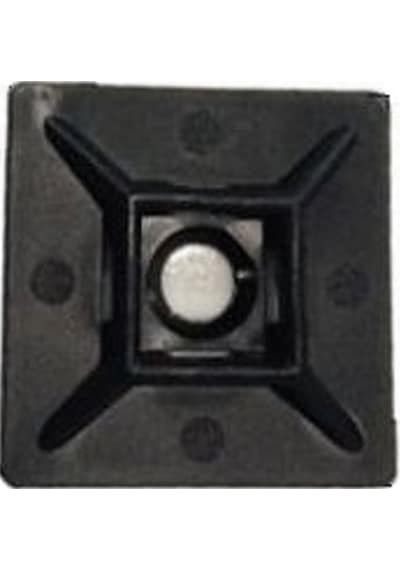 Gwest Yapışkanlı Kroşe 28mm x 28mm - Siyah - 25 Adet