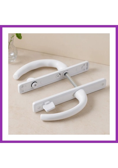 Bezos Pvc Kilitli Banyo/wc Kapı Kolu Beyaz Bty