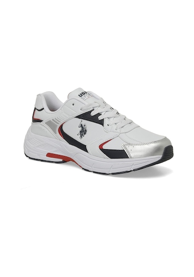 U.s. Polo Assn. Felıx 4pr Beyaz Erkek Sneaker 000000000101812256 Beyaz - Lacivert - Kırmızı