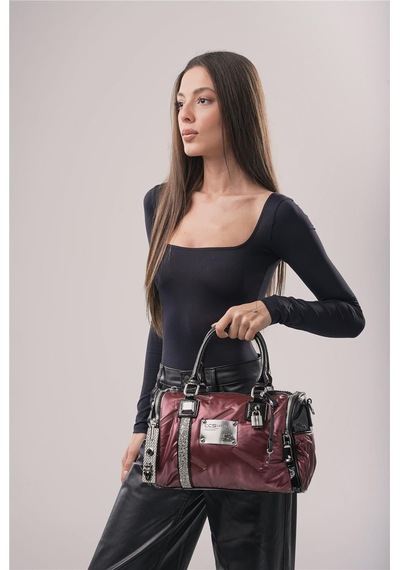 Ççs Kadın 18009 Omuz Çantası Bordo