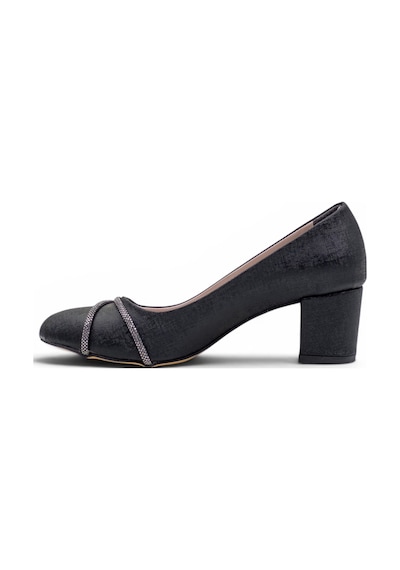 Bilener 0151 Taşlı Kadın Stiletto siyah